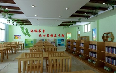 东营实验学校阅览室